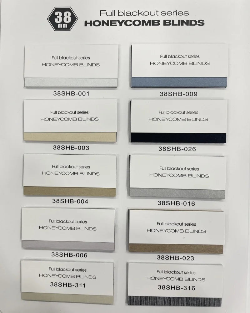 Factory Customized Double Layer Fabric Easy To Install No Tools No Drill Manual Cordless Honeycomb Cellular Blinds For Windows