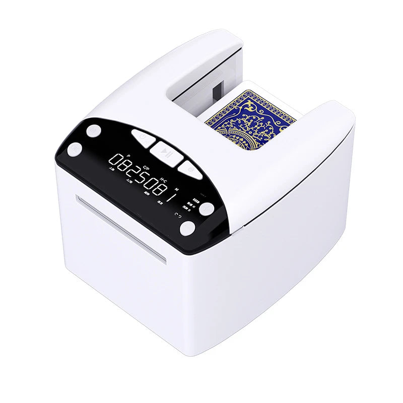 Playing Cards Electric Dealer Dispenser Automatic Poker Cards Dealing Machine 4000mAh Rechargeable Poker Device for Party Games