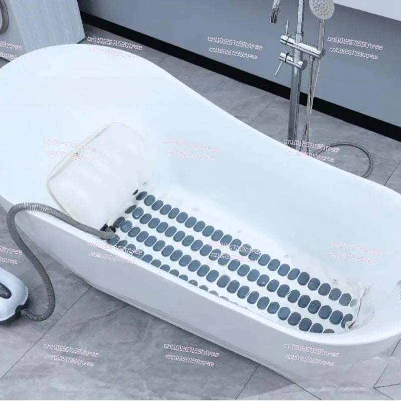 Suitable for Hot Summer Electric Bathtub Bubble Massage Mat Waterproof Anti-slip Body Spa Air  Bath