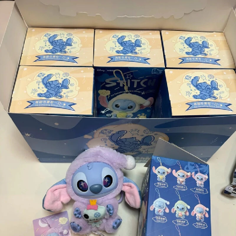 Original Stitch Eat Someing Before Sleep Series And Gen Z Street Series Vinyl Plush Pendant Blind Box Cute Doll Bag Pendant Gift