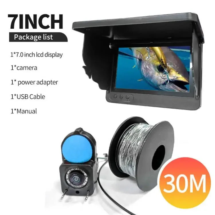 Underwater camera 1080p 4.3 inch lcd Endoscope camera Waterproof 6 Hours Endurance Night Vision 15/30m For ICE/Sea