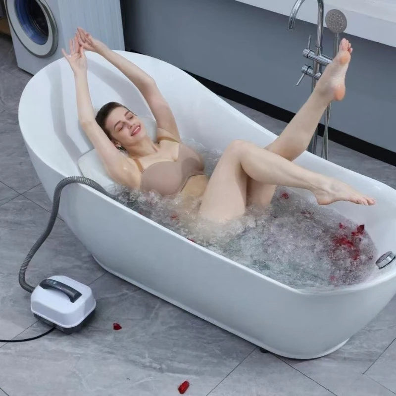 Home surfing bubble massage SPA spa machine bath mat, non-slip wireless remote control inflatable bathtub bubble machine