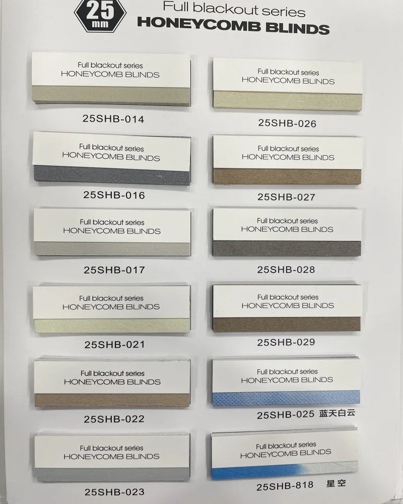 Factory Customized Double Layer Fabric Easy To Install No Tools No Drill Manual Cordless Honeycomb Cellular Blinds For Windows