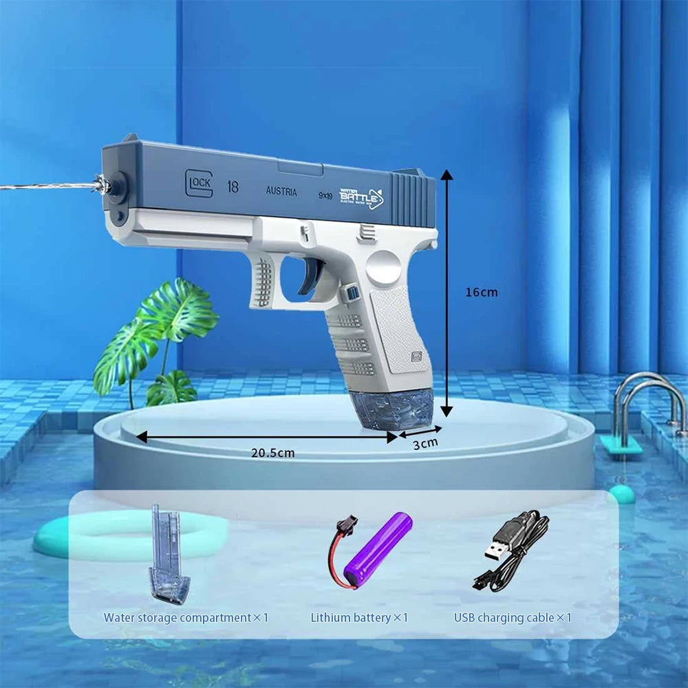 Automatic Electric Water Gun 500cc Large Capacity Super Strong Distance 10m Children and Adults Leak Proof Water Battle