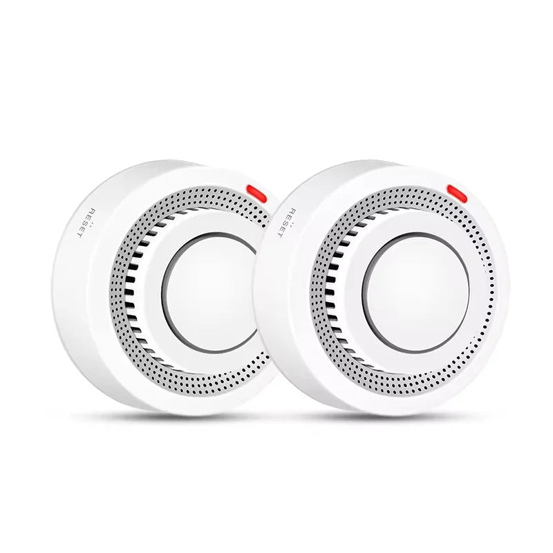 360° Comprehensive Detection, Tuya Smart WiFi Smoke Detector, Remote Monitoring Of Home Safety, Compatible With Alexa And Google