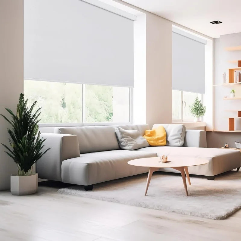 China Factory Wholesal 100% Waterproof Blackout Custom Size Wifi Alexa tuya Google Remote Control Smart Roller Blinds For Window